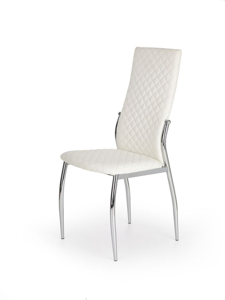 Halmar Jedálenská stolička K238, biela
